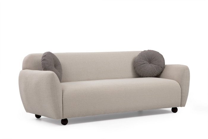 Atelier Del Sofa Eddy - Sofá de 3 plazas Crema Atelier Del Sofa Eddy - Sofá de 3 plazas Crema